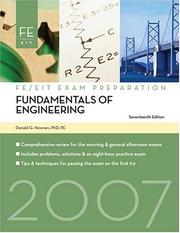 Cover of: Fundamentals of Engineering by Robert J. Boxer
