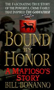 Cover of: Bound by Honor by Bill Bonanno