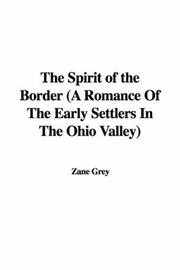 Cover of: The Spirit of the Border by Zane Grey