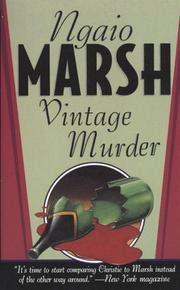 Cover of: Vintage Murder by Ngaio Marsh