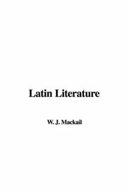 Cover of: Latin Literature | W. J. Mackail
