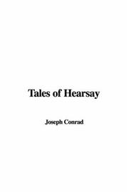 Cover of: Tales of Hearsay by Joseph Conrad