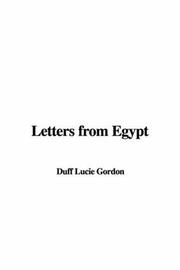 Cover of: Letters from Egypt