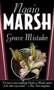 Cover of: Grave Mistake (A Roderick Alleyn Mystery) by Ngaio Marsh