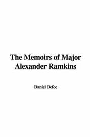 Cover of: The Memoirs of Major Alexander Ramkins