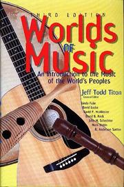 Cover of: Worlds of music by Jeff Todd Titon, general editor.