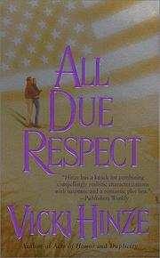Cover of: All due respect by Vicki Hinze