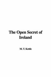The open secret of Ireland by Tom Kettle