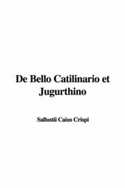 Cover of: De Bello Catilinario et Jugurthino by Sallust