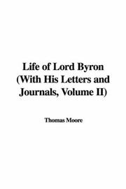 Cover of: Life of Lord Byron (With His Letters and Journals, Volume II)