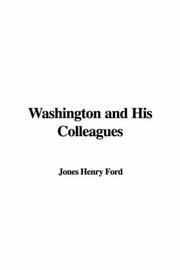 Cover of: Washington and His Colleagues