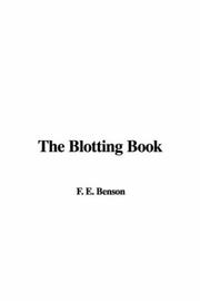 Cover of: The Blotting Book by E. F. Benson