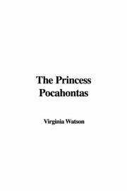 Cover of: The Princess Pocahontas