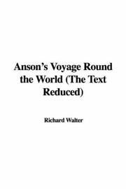 Cover of: Anson's Voyage Round the World (The Text Reduced)