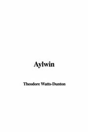 Cover of: Aylwin by Theodore Watts-Dunton