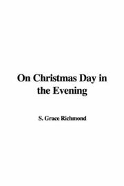 Cover of: On Christmas Day in the Evening