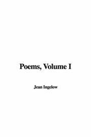 Cover of: Poems, Volume I