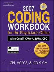 Cover of: 2007 Coding Workbook For The Physician's Office (Coding Workbook for the Physician's Office)