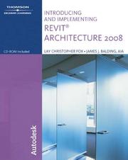 Cover of: Introducing and Implementing Revit Architecture 2008