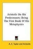Cover of: Aristotle On His Predecessors by Aristotle