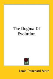 Cover of: The Dogma Of Evolution