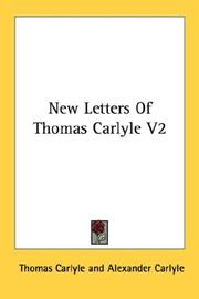 Cover of: New Letters Of Thomas Carlyle V2