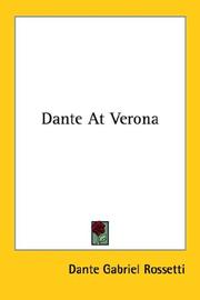 Cover of: Dante At Verona