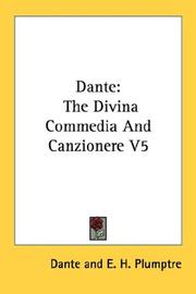 Cover of: Dante by Dante Alighieri