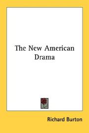 Cover of: The New American Drama by Richard Burton undifferentiated