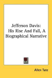 Cover of: Jefferson Davis by Allen Tate