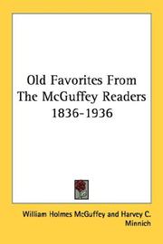 Cover of: Old Favorites From The McGuffey Readers 1836-1936