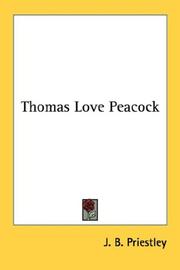 Cover of: Thomas Love Peacock