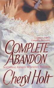Cover of: Complete abandon by Cheryl Holt