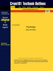 Cover of: Psychology