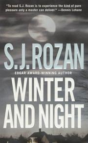 Cover of: Winter and Night (A Bill Smith/Lydia Chin Novel) by S. J. Rozan