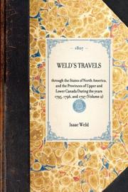 Cover of: Weld's Travels