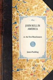 Cover of: John Bull in America