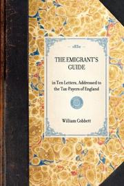 Cover of: The Emigrant's Guide (Travels in America) by William Cobbett