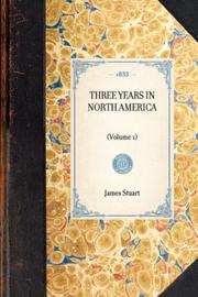 Cover of: Three Years in North America