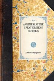 Cover of: A Glimpse at the Great Western Republic