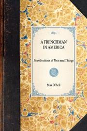 A Frenchman in America by Max O'Rell