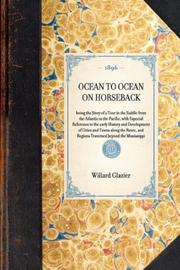 Cover of: Ocean to Ocean on Horseback by Willard Glazier, Willard Glazier