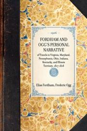 Cover of: Fordham and Ogg's Personal Narrative by Elias Fordham, Frederic Ogg