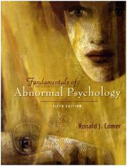 Cover of: Fundamentals of Abnormal Psychology & CD-ROM