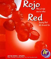 Cover of: Rojo/ Red by Sarah L. Schuette