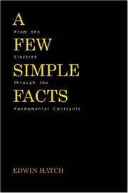 Cover of: A Few Simple Facts by Edwin Hatch