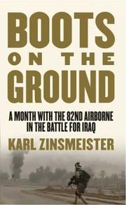 Cover of: Boots on the Ground by Karl Zinsmeister