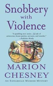 Cover of: Snobbery with Violence by M C Beaton Writing as Marion Chesney, M C Beaton Writing as Marion Chesney