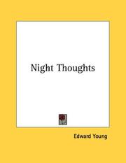 Cover of: Night Thoughts