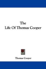 Cover of: The Life Of Thomas Cooper by Thomas Cooper, Thomas Cooper